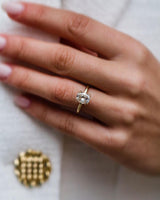 1.80 Ct Cushion Cut Moissanite Engagement Ring