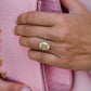 8 Ct Canary Yellow Cushion Cut Moissanite Engagement Ring