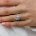 5 Ct Cushion Cut Moissanite Engagement Ring