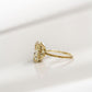 8 Ct Canary Yellow Cushion Cut Moissanite Engagement Ring