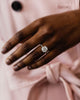 4 Ct Round Brilliant Cut Moissanite Engagement Ring