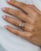 3 Ct Emerald Cut Moissanite Engagement Ring