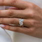 Toi Et Moi 4.25 Ct Pear & Emerald Cut Moissanite  Ring