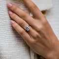 3 Ct Emerald Cut Moissanite Engagement Ring