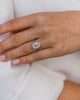 4.55 Ct Cushion Cut Moissanite Engagement Ring