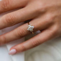 2.20 Ct Marquise Cut Moissanite Engagement Ring