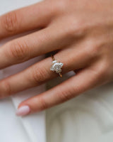 2.20 Ct Marquise Cut Moissanite Engagement Ring