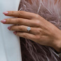 2.20 Ct Cushion Cut Moissanite Ring