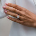 7.75 Ct Oval Cut Moissanite Engagement Ring