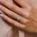 1.25 Ct Round Brilliant Cut Moissanite Engagement Ring