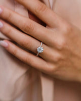 1.25 Ct Round Brilliant Cut Moissanite Engagement Ring