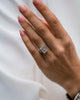 4.60 Ct Radiant Cut Moissanite Engagement Ring