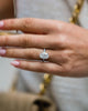 4.70 Ct Oval Cut Moissanite Engagement Ring