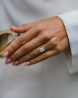 2.50 Ct Radiant Cut Moissanite Ring