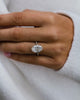 7.75 Ct Oval Cut Moissanite Engagement Ring