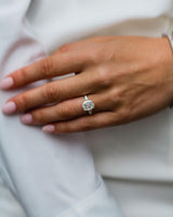3.15 Ct Cushion Cut Moissanite Engagement Ring