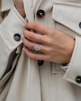 2 Ct Marquise Cut Moissanite Ring
