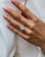 2 Ct Marquise Cut Moissanite Engagement Ring