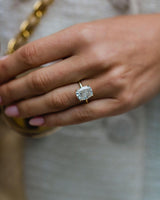 5 Ct Cushion Cut Moissanite Engagement Ring