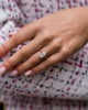 3 Ct Oval Cut Moissanite Engagement Ring