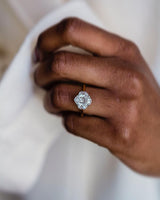 2.90 Ct Oval Cut Moissanite Engagement Ring