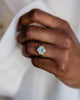 2.90 Ct Oval Cut Moissanite Engagement Ring