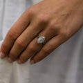 3 Ct Marquise Cut Moissanite Engagement Ring