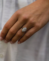 3 Ct Marquise Cut Moissanite Engagement Ring