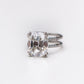 Old Mine 8.70 Ct Cushion Cut Moissanite Ring