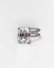 Old Mine 8.70 Ct Cushion Cut Moissanite Ring