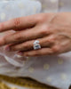Toi Et Moi 5.90 Ct Pear & Emerald Cut Moissanite Engagement Ring