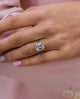 Old Mine 4.70 Ct Asscher Cut Moissanite Ring