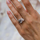 Toi Et Moi 5.90 Ct Pear & Emerald Cut Moissanite Engagement Ring