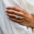 5.80 Ct Asscher Cut Moissanite Engagement Ring
