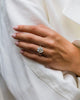 5.80 Ct Asscher Cut Moissanite Engagement Ring