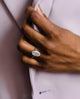 7 Ct Oval Cut Moissanite Engagement Ring