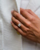 2.55 Ct Cushion Cut Moissanite Engagement Ring
