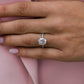 2.80 Ct Cushion Cut Moissanite Engagement Ring