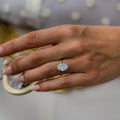 4.70 Ct Oval Cut Moissanite Engagement Ring