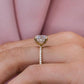 2.80 Ct Cushion Cut Moissanite Engagement Ring