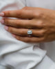 3 Ct Emerald Cut Moissanite Engagement Ring