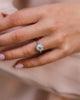 Old Euro 2.50 Ct Round Cut Moissanite Ring