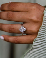 4.70 Ct Oval Cut Moissanite Engagement Ring