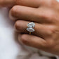 Toi Et Moi 3.74 Ct Pear & Marquise Cut Moissanite Engagement Ring