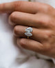 Toi Et Moi 3.74 Ct Pear & Marquise Cut Moissanite Engagement Ring