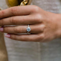 2 Ct Round Brilliant Cut Moissanite Ring