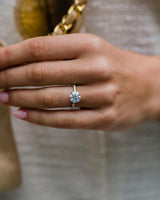 2 Ct Round Brilliant Cut Moissanite Ring