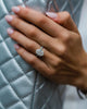 4.70 Ct Oval Cut Moissanite Engagement Ring