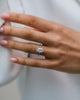 2.70 Ct Oval Cut Moissanite Ring