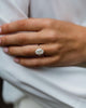 5.60 Ct Oval Cut Moissanite Ring
